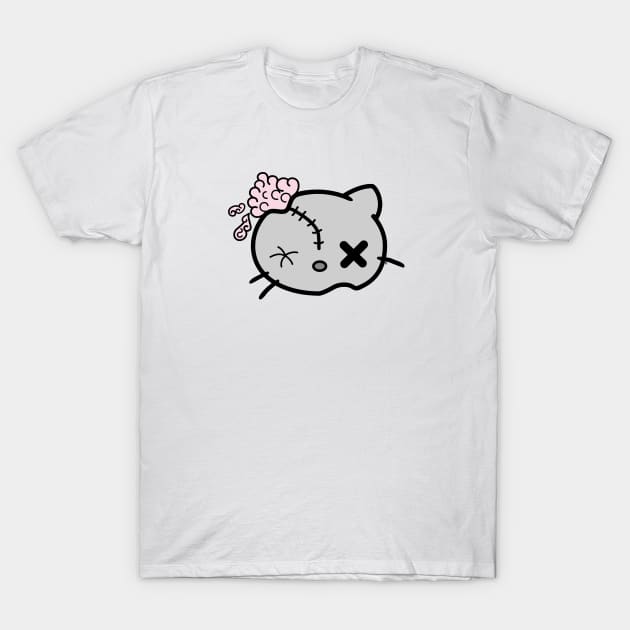 Zombie Kitty..... T-Shirt by InkCats